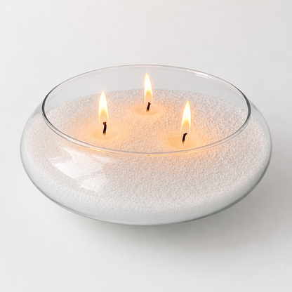 Pack Glow 500gr : Velas de arena + Mechas + Bowl