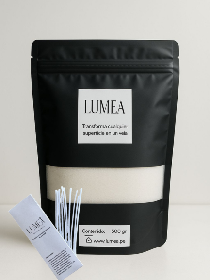 Refill arena para velas 500gr + 20 mechas