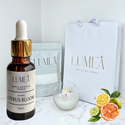 Pack Bestseller: Velas de arena + Esencia Aromática + Mechas + Bowl 🎁