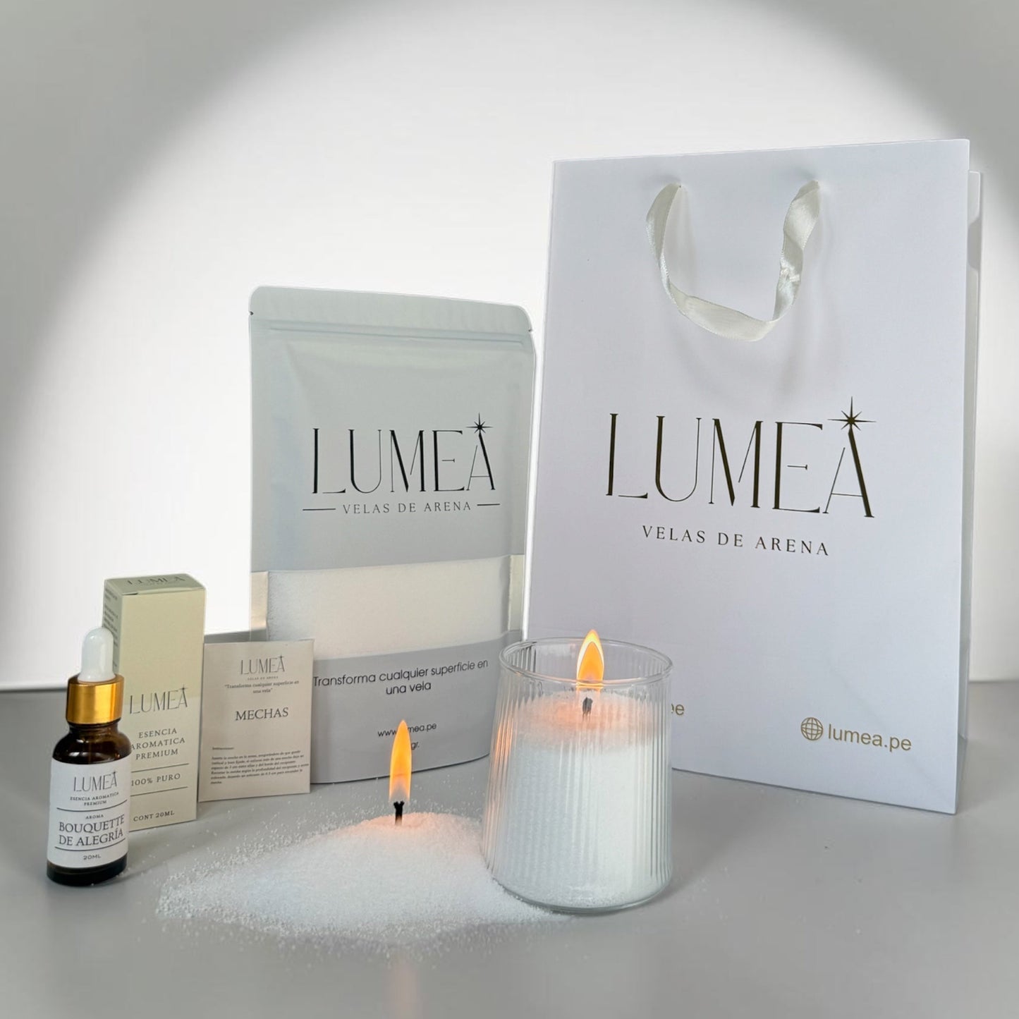 Pack Bestseller: Velas de arena + Esencia Aromática + Mechas + Bowl a elección 🎁