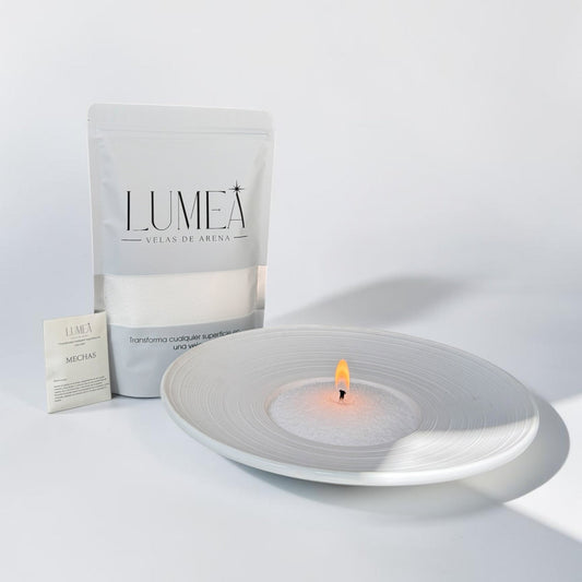 Pack Aura XL: Velas de arena + Mechas + Bowl