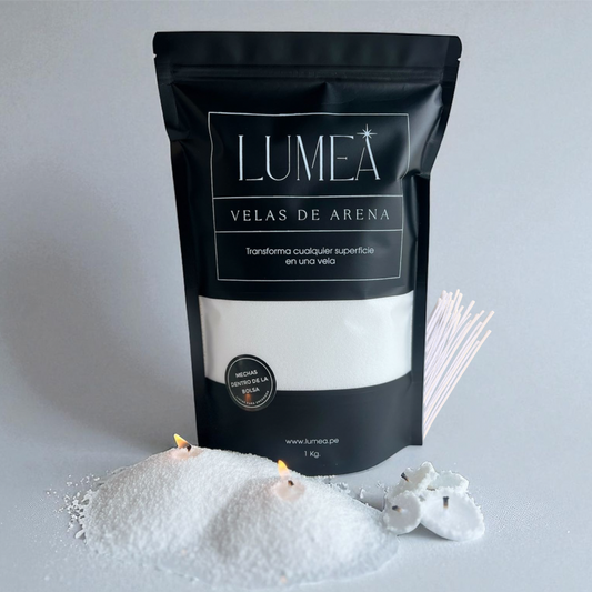 Refill velas de arena 1KG + 50 mechas