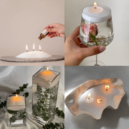 Pack Bestseller: Velas de arena + Esencia Aromática + Mechas + Bowl 🎁
